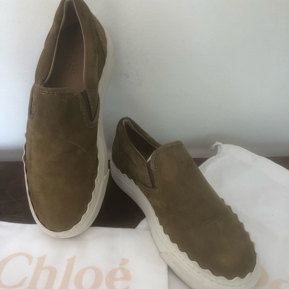 Chloe Lauren Slip On Sneakers sz 37